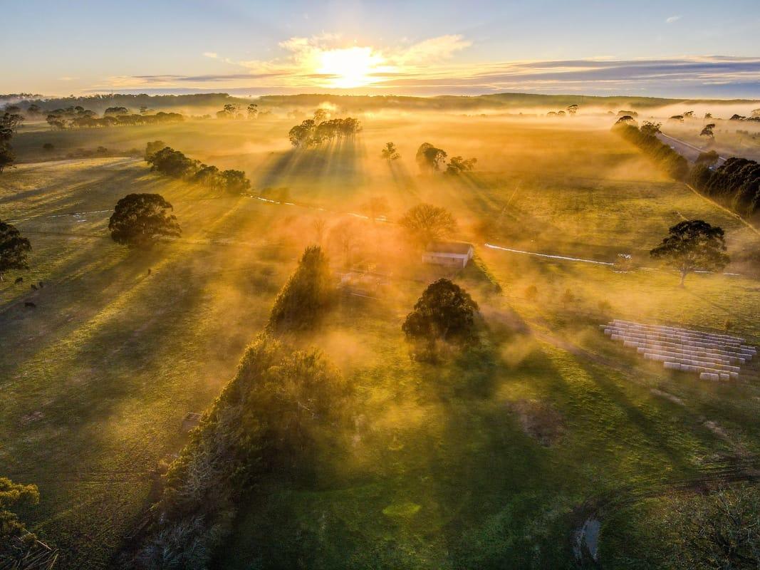 A sunrise in Ballarat